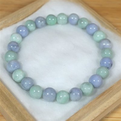 画像7: 青海産 翡翠ブレスレット (7)