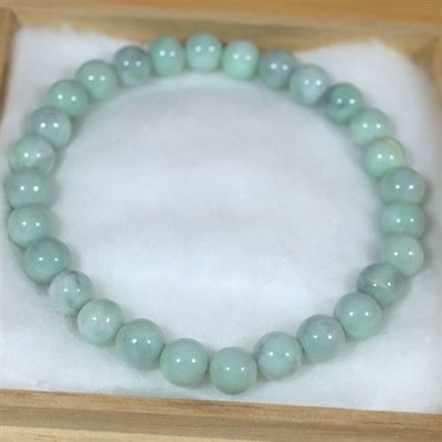 画像7: 青海産 翡翠ブレスレット (7)
