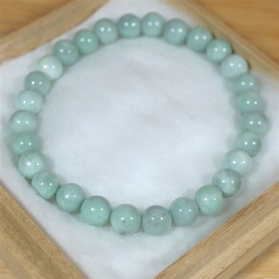 画像7: 青海産 翡翠ブレスレット (7)