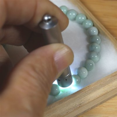 画像9: 青海産 翡翠ブレスレット (9)