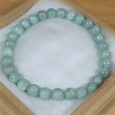 画像7: 青海産 翡翠ブレスレット (7)