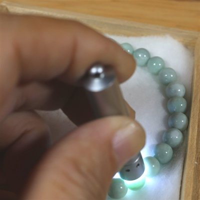 画像9: 青海産 翡翠ブレスレット (9)