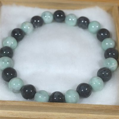 画像6: 青海産 翡翠ブレスレット (6)