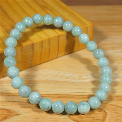 画像2: 青海産 翡翠ブレスレット (2)