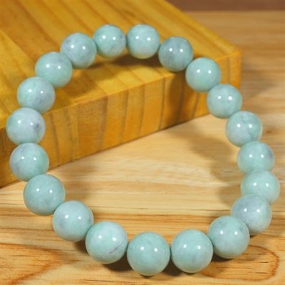 画像2: 青海産 翡翠ブレスレット (2)
