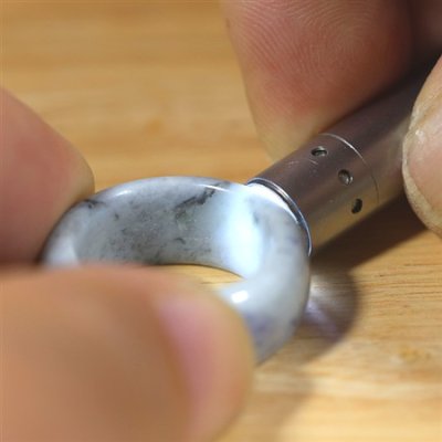 画像5: 糸魚川翡翠くりぬきリング (5)