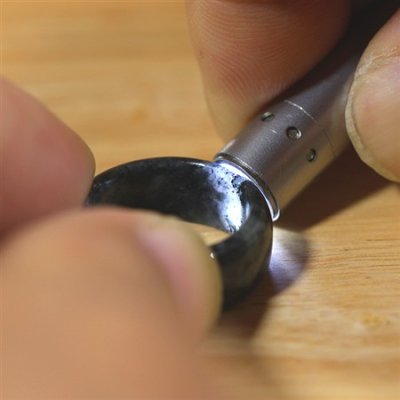 画像5: 糸魚川翡翠くりぬきリング (5)