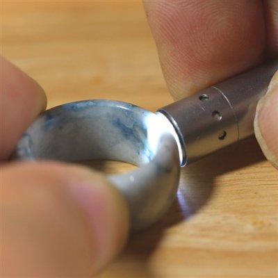 画像5: 糸魚川翡翠くりぬきリング (5)