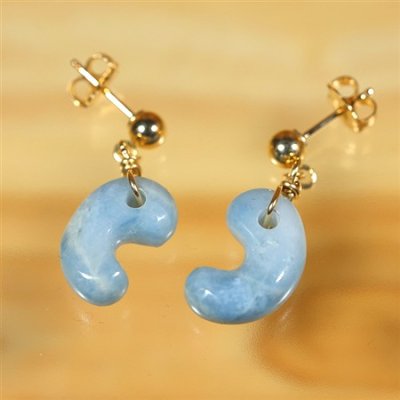 画像2: 糸魚川産翡翠ピアス (2)