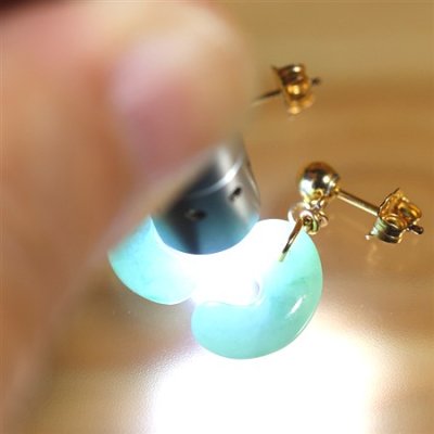 画像5: 糸魚川産翡翠ピアス (5)