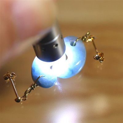 画像5: 糸魚川産翡翠ピアス (5)