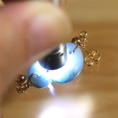 画像5: 糸魚川産翡翠ピアス (5)