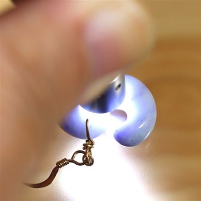 画像5: 糸魚川産翡翠ピアス (5)